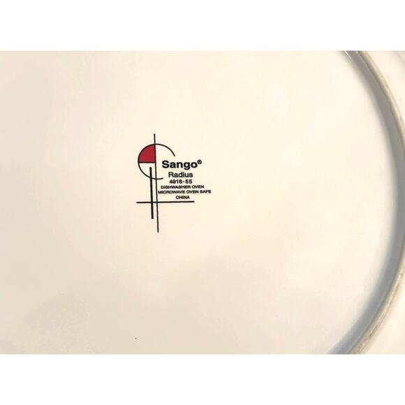 Vintage Sango Radius 12.5” Chop Plate Platter Modern...